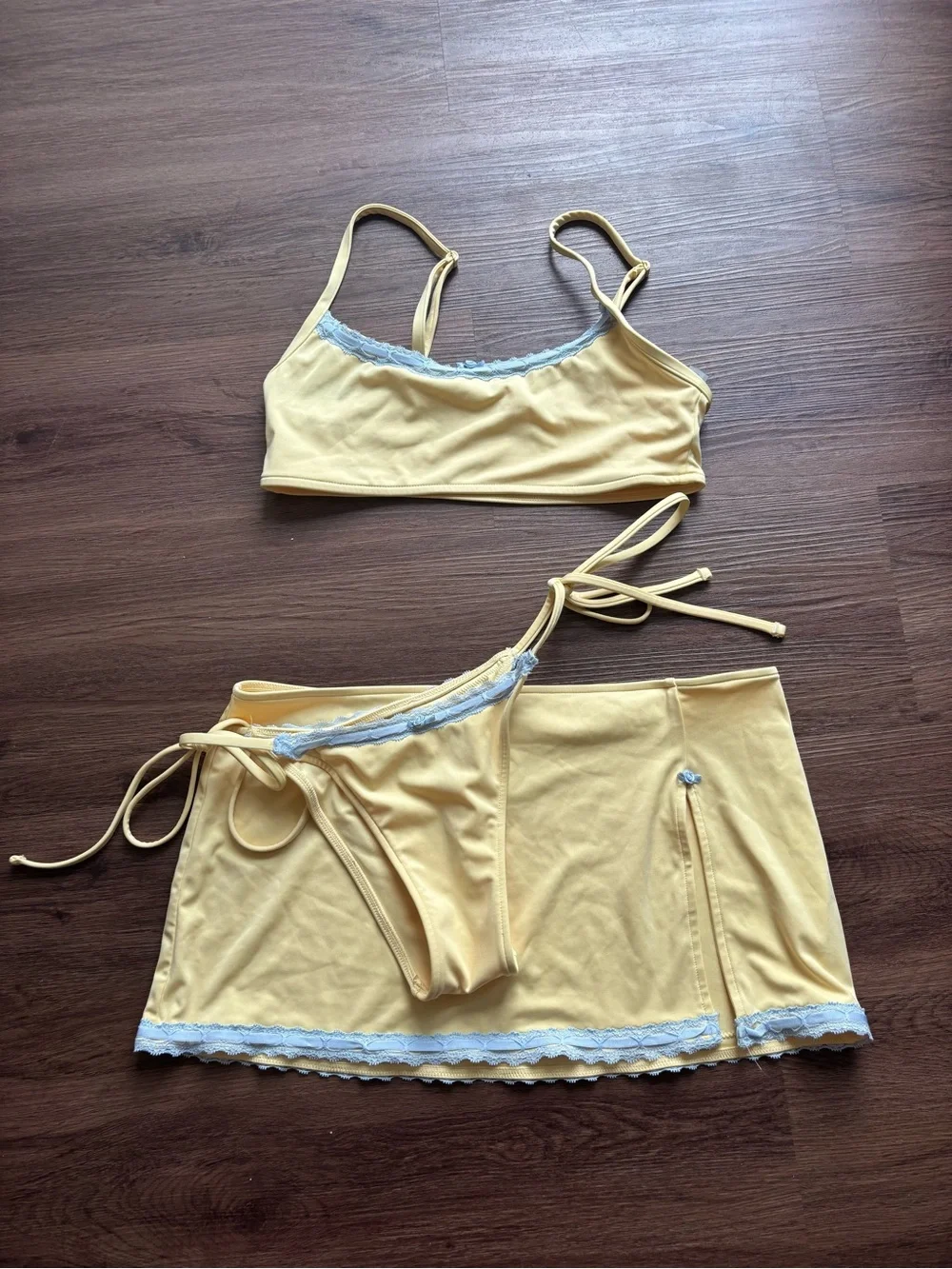 Frankie’s Bikinis 3 Piece Bikini Set